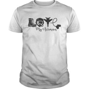 Premium Love My Airmanproud Mom Wife Girlfriend Family Air Force Shirt